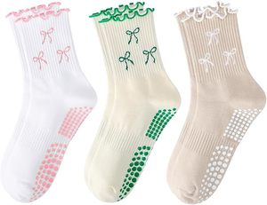 Pilates <b>Socks</b> With <b>Grips</b> for Women Cute Non Slip Crew Gripper Yoga <b>Sock</b>-Grippy Sticky for Hospital/Dance Barre/Workout - Product Image 1