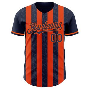 Custom Team Baseball Jersey Lightweight Moisture Wicking 100% Polyester Printed Short Sleeve Breathable All Seasons - Product Image 2