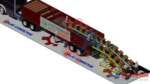 ALIG CONVEYOR Nuevo Transportador de Carga/Descarga para Camiones, de Goma/PVC, Hidráulico, Motorizado, con Velocidad Ajustable, Capacidad de 500-600 kg, 440V - Product Image 3