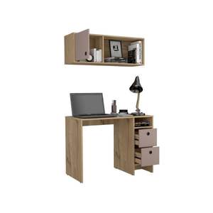 Aramis a muro con porta singola due ripiani e due cassetti ufficio Set per Computer scrivanie - Product Image 6