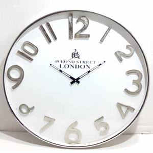 Venta Directa de Fábrica, Reloj de Pared Decorativo para el Hogar, Relojes de Acero Inoxidable en Blanco para Sublimación, Estilo Personalizado - Product Image 1