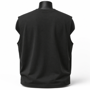 Vente directe d'usine, débardeur pour homme en couleurs unies, débardeur de sport léger de haute qualité pour homme - Product Image 3