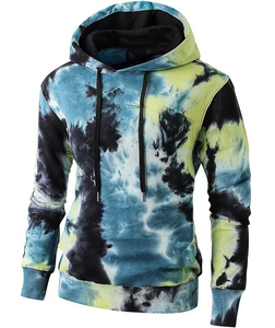 Sweat-shirt à capuche zippé pour homme, manches raglan, coupe oversize, décontracté, tricoté, respirant, pour le printemps, 100% coton, ODM - Product Image 2