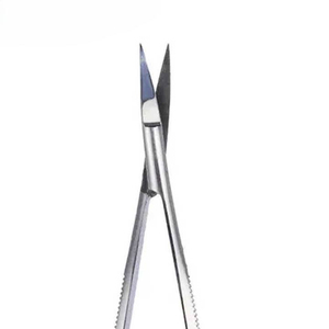 Premium Sharp Spring <b>Nail</b> <b>Scissors</b> Stainless Steel Curved Blade Precision Cuticle Trimming Tool Steel Handle Custom Logo - Product Image 2