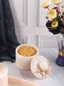 Multifunctional Storage Jars With Lid Cylinder Shape Eco-Friendly Food <b>Container</b> Minimalist Design Set Of Four Wedding Dry Fruit - Product Image 4