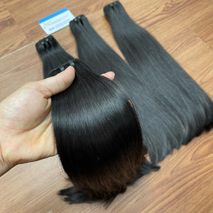 Extensiones de Cabello Humano 100% Virgen Liso Natural – Sedoso – Negro Natural – Sin Enredos ni Caída - Product Image 4