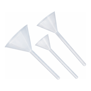 Entonnoir à tige longue PP Analyst avec nervures pour filtration rapide en laboratoire - Product Image 1