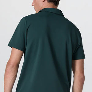 T-shirt pour homme avec col rabattu / Matière durable de haute qualité et coutures de qualité supérieure avec logo personnalisé à prix avantageux - Product Image 4