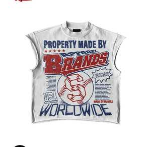 Conjunto de Camiseta Casual para Hombre de Alta Calidad 2025 con Pantalones Cortos de Algodón Transpirable con Lavado Ácido, Logotipo Personalizado OEM, Conjunto de Verano - Product Image 5
