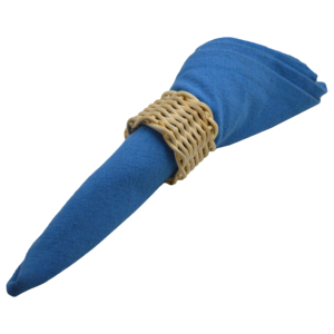 Anneaux de serviette en rotin tressé rond, porte-serviettes en bambou, décoration de table pour hôtel, maison, restaurant - Product Image 3