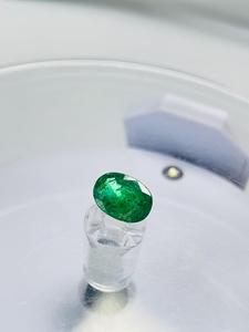 Émeraude naturelle zambienne ovale 1,64 ct, couleur verte premium, lustre excellent, qualité supérieure, pierre précieuse naturelle pour collectionneur - Product Image 2