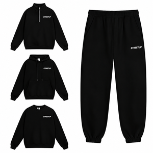 Sweat à capuche décontracté pour homme, imprimé numérique personnalisé, tricoté 100% coton 500 g/m², respirant, style streetwear, coupe droite, vêtement de sport d'hiver - Product Image 1