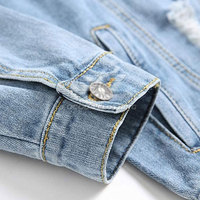 Veste d'hiver de qualité supérieure, vente en gros, poches latérales sur la poitrine, respirante, confortable, écologique, jeans pour hommes 100% coton