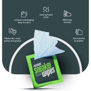 Ecowipes รองเท้าผ้าใบรวดเร็วผ้าไม่ทอสะดวกกำจัดคราบสกปรกกลิ่นรองเท้าทุกประเภท - Product Image 2