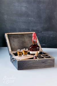 Soporte de madera estilo juvenil para botellas, organizador de botellas de vino para encimera de cocina, estante de almacenamiento de madera natural para mesa de comedor - Product Image 3