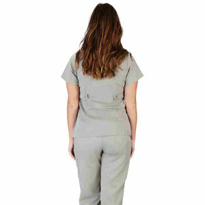 Best Quality Canvas 100% Cotton Breathable Comfortable Women Scrub <b>Set</b> for <b>Doctors</b> Nurses Hospital Use - Product Image 2