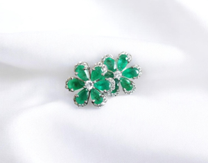 Pendientes de Plata de Ley con Forma de Pera y Diamantes en el Centro, Joyería de Lujo para Mujer, Pendientes de Diamantes para Uso Diario - Product Image 1
