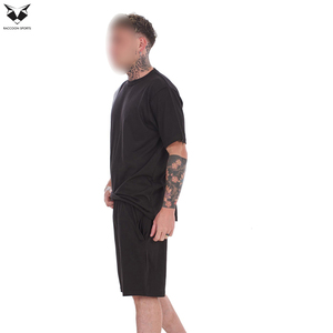 Conjuntos Cortos de Verano al por Mayor de Moda: Top de Manga Corta con Cuello Redondo, Conjuntos de Camisa Corta de Verano para Hombre, Ropa Casual - Product Image 2