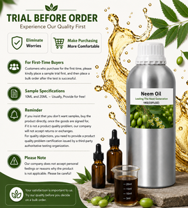 Huile de Neem pressée à froid, qualité cosmétique, huile végétale de base pour les soins personnels, les soins de la peau et des cheveux, et les formulations cosmétiques. - Product Image 6