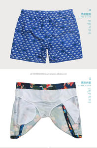 Pantalones cortos de playa personalizados para hombre de secado rápido de poliéster 100% de alta calidad - Product Image 2