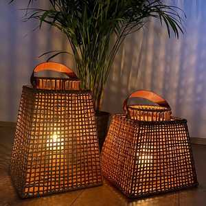 Farol de Ratán Moderno a Precio Económico, Hecho a Mano, Duradero, Color Personalizado, Decoración para el Hogar, Restaurante u Hotel - Product Image 1