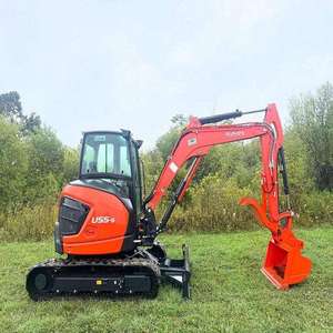 รถขุดขนาดเล็ก Kubota U55-5 5 ตัน ราคาโรงงาน, เครื่องยนต์ ชุดเกียร์ ปั๊ม แบริ่ง สายพานตีนตะขาบ คุณภาพพรีเมียม, ราคาขายส่ง, ขาย, เชื่อถือได้ - Product Image 1