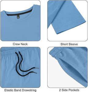 เสื้อผ้าสตรีทแวร์สำหรับใส่ทุกวัน คอกลม ทรงพอดีตัว เนื้อผ้าเรียบ ดูแลรักษาง่าย ซักด้วยเครื่องได้ สีไม่ซีดจาง - Product Image 5