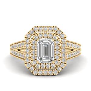 Anillo de compromiso REYES con halo de plata de ley 925, nuevo diseño, moissanita de corte radiante certificada GRA de 1.62 quilates, joyería fina para mujer - Product Image 6