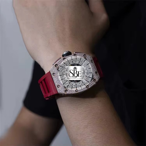 Reloj de Lujo para Hombre con Movimiento de Cuarzo ETA, Cronógrafo de 41 mm, Acero Inoxidable y Diamantes Naturales, Disponible Directamente de Fábrica - Product Image 2