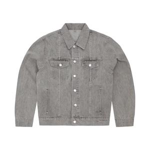 Eddwin Men's <b>Black</b> Denim <b>Jacket</b> Casual Turn-down Collar Regular Fit Washed Eddwin Cotton Single Breasted Coat Autumn Style - Product Image 5