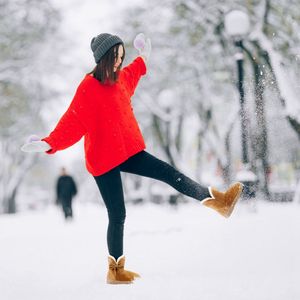 Stivali Invernali Super Morbidi a Metà Polpaccio per Donne, Scarpe con Fodera Calda in Peluche Ispessito - Product Image 2