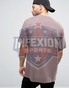 T-shirt à manches courtes pour homme, col rond, couleur unie, coupe classique, jersey de coton, vêtements décontractés - Product Image 3