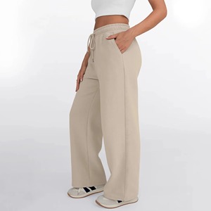 Custom Brand Logo Printed Winter Casual Women Trousers Breathable Quick Dry <b>Polyester</b>/Cotton Wholesale Clothing <b>Jogger</b> - Product Image 3