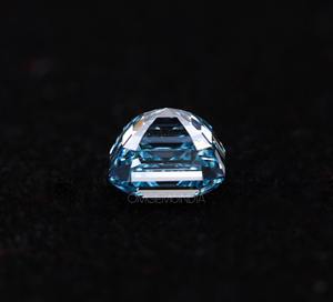 Diamante Cultivado en Laboratorio con Corte Asscher, Color Azul Fantasía, Certificado por IGI - Product Image 2