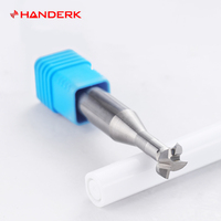 HANDERK, venta en Stock, brocas de enrutador con ranura en T, fresa de extremo de ranura en T de carburo sólido para herramienta de fresado CNC