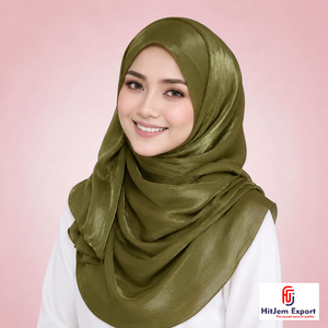 Zimmy Choo Plain Hijab Scarf Custom Printed <b>Silk</b> Feel Soft <b>Head</b> <b>Wrap</b> Shawl OEM ODM Textile Manufacturer - Product Image 1