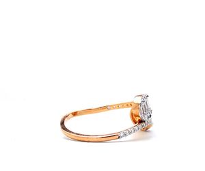 Bague de fiançailles unisexe de luxe AMBER JEWELS en moissanite, taille baguette, sertissage griffe, plaqué rhodium, argent 925, certifiée IGI, élégante - Product Image 4