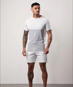 Conjuntos Cortos de Verano para Hombre, Transpirables, Ligeros y Ecológicos, Camiseta y Pantalones Cortos Deportivos Casuales, Servicio Personalizado OEM - Product Image 6