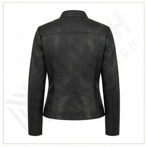 Chaquetas de Cuero Calefactables Casuales y Elegantes para Hombre y Mujer, de Primera Calidad, con Logotipo Personalizado, Nuevo Diseño Moderno, Tejido Liso Teñido, MOQ Bajo - Product Image 3