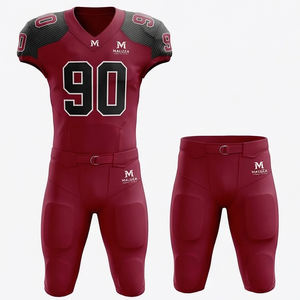 Uniforme de Fútbol Americano Retro Moderno Personalizado 2026, Diseño Herencia con Sublimación Completa, Conjunto de Jersey y Pantalones de Fútbol Americano - Product Image 1