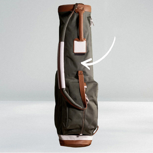 Sac de golf en cuir véritable en forme de baril avec logo et couleur personnalisés, fermeture éclair, design unisexe, capacité 3L+, plusieurs tailles disponibles - Product Image 2