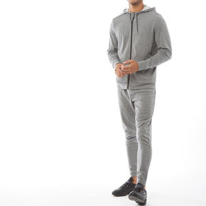 Sudadera con capucha extragrande personalizada de invierno con cremallera, forro polar, antipilling, de poliéster/algodón, estilo urbano, para hombre, OEM - Product Image 3