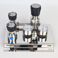 Régulateur de pression de précision Jewellok SS316L 3500psi adapté aux gaz et liquides de haute pureté avec une forte résistance à la corrosion