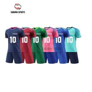 Nuevo Diseño, Uniformes de Fútbol Blancos al por Mayor, Secado Rápido, Logotipo Personalizado, Nombre del Equipo, Uniforme de Fútbol, Conjuntos de Camisetas de Fútbol para Hombre - Product Image 3