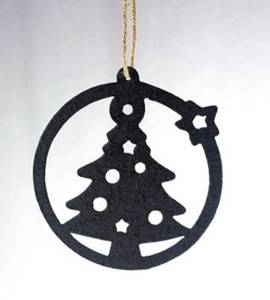 <b>Christmas</b> party decoration rustic <b>tree</b> ornament elegant holiday hanging decorative <b>christmas</b> accessory black iron ornament - Product Image 3