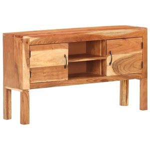 Aparador de Madera Maciza de Acacia en Tono Medio Natural, Mueble Elegante y Duradero - Product Image 1