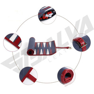 Backgammon <b>Chess</b> Checker <b>Set</b> Portable Roll-up Design for Travel Game Backgammon Game <b>Board</b> - Product Image 2