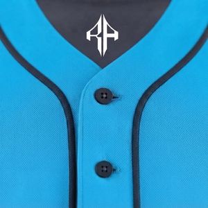 Ensemble de baseball pour hommes, matière 100% polyester, col en V de haute qualité, impression par transfert par sublimation par RIVIAN ATLANTIC - Product Image 6