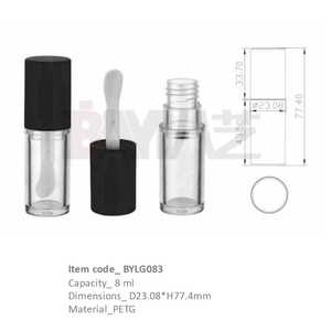 หลอดพลาสติกสำหรับลิปสติกแบบน้ำ ลิปกลอส เครื่องสำอาง - Product Image 1