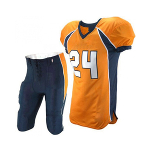 Conjunto de Uniforme de Fútbol Americano Verde con Malla, Cuello en V, Manga Corta con Número 24, Pantalones Negros, Talla Grande, Absorbente de Humedad para Hombre - Product Image 2